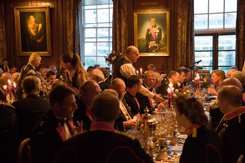 The Mess Club in the Long Room at Armoury House