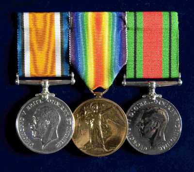 three medals