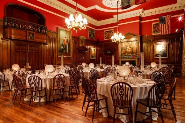 The HAC Long Room Dinner with minstrels gallery