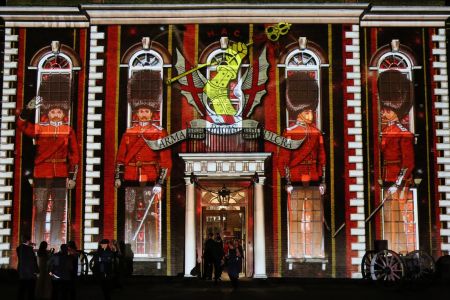 Light Projections Armoury House